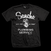 Image of Sancho Plumbing Services T-Shirt OG Style # 5001