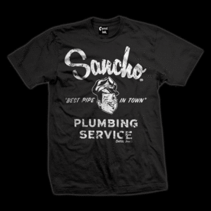 Image of Sancho Plumbing Services T-Shirt OG Style # 5001