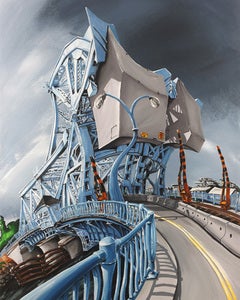 Image of Johnson Street Bridge 8x10 Block Mount