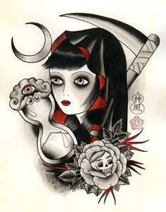 Image of Lady Evil - Sara Purr - print