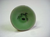 Image of Castle saucer tie pin