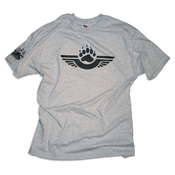 Image of Wings tee - Heather Gray