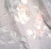 Image of Vintage Fabric Grey Floral Dress