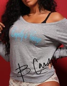 Image of "Loyalty is Vintage" Grey Top