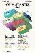 Image of Os Mutantes - 2011 Tour Poster