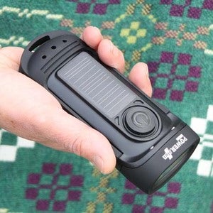 Image of Waterproof solar/dynamo flashlight