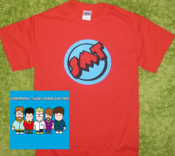 Image of Red T & Album Pack 2 [BADGE & STICKER FREE!!]