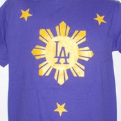 Image of AKO Apparel - LA Sun N Stars - Yellow on Purple [LASNS09YP]