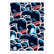 Image of Vampire Bats Clump / print