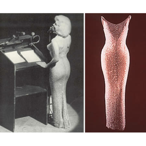 Image of Custom Marilyn Monroe "Happy Birthday Mr. President" Dress Replica