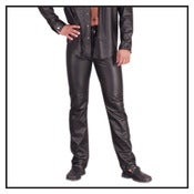 Image of Leather Jeans For Men (JL992)