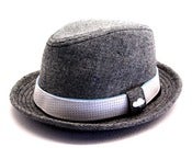 Image of AMPAL Creative The Charcoal Quattro Fedora