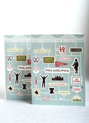 Image of Philly Icons notecards