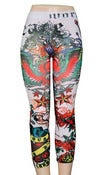 Image of World Tattoo Leggings - White