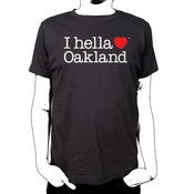 Image of "I Hella Love Oakland" - Standard Fit Tee-Black