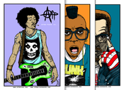 Image of Set of 3 Afro-Punk Limited Edition Posters by Jermaine Rogers