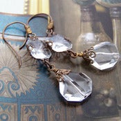 Image of Rock Crystal Wedding Day Earrings
