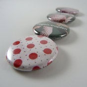 Image of zazie von einem anderen stern - regen:tropfen - 4 badge set