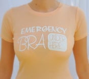 Image of "Emergency Bra Under Here" Tshirt