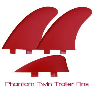 Image of Von Sol Phantom Twin Fins and Keel (set of 3 fins)