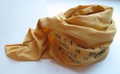 Image of Jersey Schal currygelb