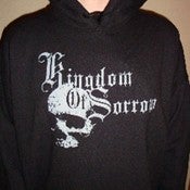Image of Kingdom Of Sorrow Black and White Hoodie