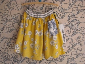 Image of vintage fabric 'daisy' skirt