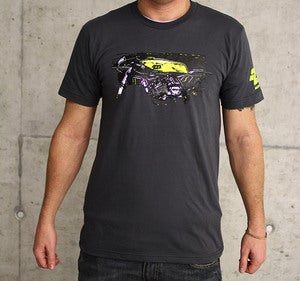 Image of -273 Derestricted v. MP Bike sketch T - Asphalt / Flo. Yellow