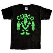 Image of DEMON BLOOD TEE SHIRT!! (MENS FLUORO GREEN)