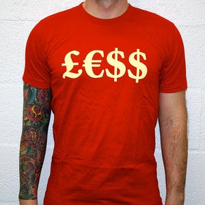 Image of &pound;&euro;$$ - Red