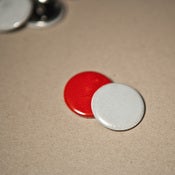 Image of Reflective Buttons | SET red/white