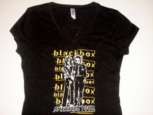 Image of Blackbox American Tour Girlie V Neck T-Shirt