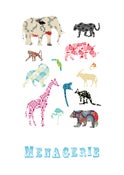 Image of Menagerie Print - Available in 2 sizes 