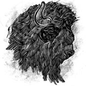 Image of Reconstructed Buffalo Print