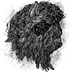 Image of Reconstructed Buffalo Print