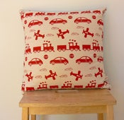 Image of Wings & Wheels Throw Cushion - 45cm x 45cm