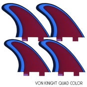 Image of Von Knight Quad Color Fins (set of 4)