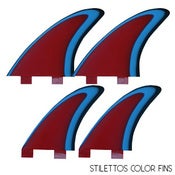 Image of Von Sol Stilettos Quad Color Fins (set of 4)