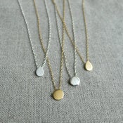 Image of sterling silver and vermeil dots and tears