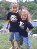 Image of Black '11' Logo Kids Shirt