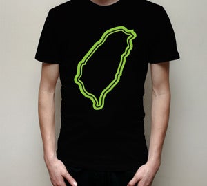 Image of Taiwan Fundraiser Tee (Black/green)