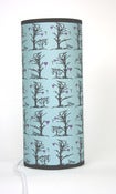Image of Pretty White Peacock 5" tubelight in Light Blue
