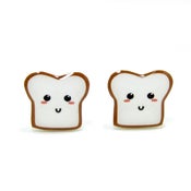 Image of Bread Buddy 1 Earrings - Sterling Silver Posts