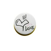 Image of Yes Love Button Magnet