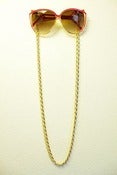 Image of GOLD Diamond cut Eyeglass Holders