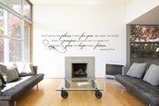 Image of Vinyl Wall Sticker Decal Art - Bible Verse Hope and a Future Jeremiah 29:11
