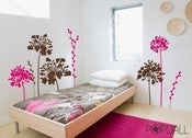 Image of Vinyl Wall Decal - NEW DESIGN Flower Gathering - 067