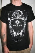 Image of vulture shirt black