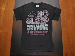 Image of "NO SLEEP" T-SHIRT  YP x MBDCR x GOODIE BAG