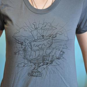 Image of Women's Official Pattycake T-shirt Grey